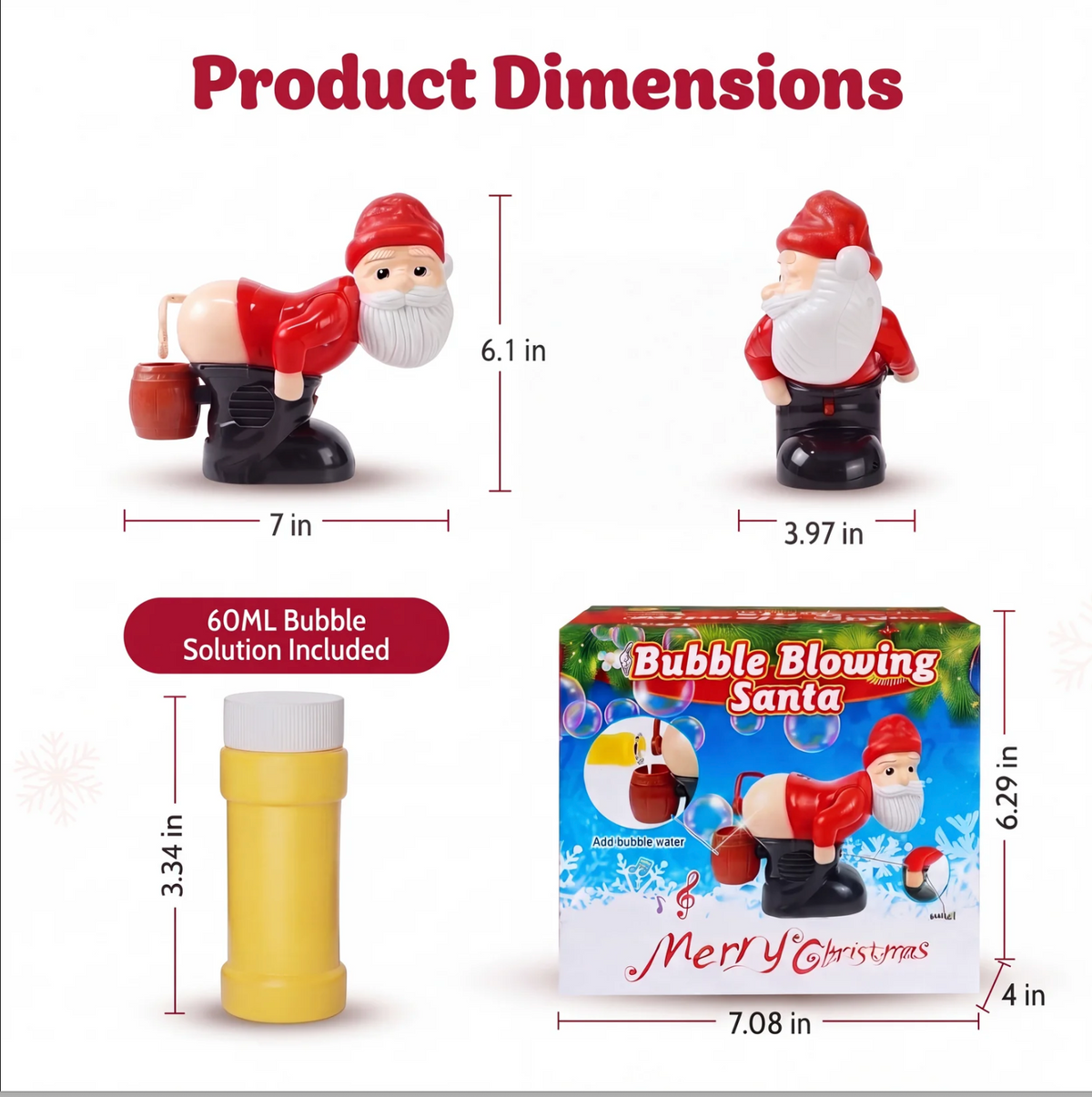 Merry Farting Bubble Machine